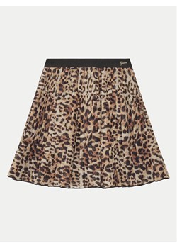 Guess Spódnica J4BD00 WA2T0 Brązowy Regular Fit ze sklepu MODIVO w kategorii Spódnice dziewczęce - zdjęcie 182723297