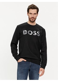Boss Bluza Soleri 15 50513373 Czarny Regular Fit ze sklepu MODIVO w kategorii Bluzy męskie - zdjęcie 182723356