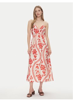 ONLY Sukienka letnia Catja 15347529 Czerwony Regular Fit ze sklepu MODIVO w kategorii Sukienki - zdjęcie 182723369
