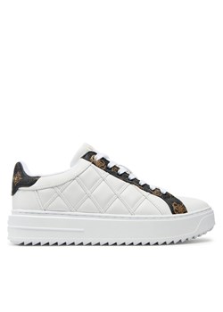 Guess Sneakersy Dattice FLFDAT FAL12 Biały ze sklepu MODIVO w kategorii Buty sportowe damskie - zdjęcie 182723389