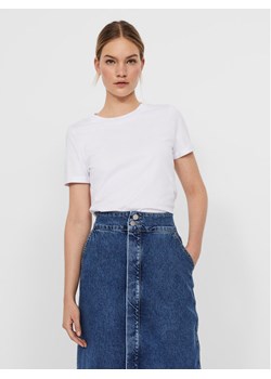 Vero Moda T-Shirt Paula 10243889 Biały Regular Fit - id: 0000301750819 - marki Vero Moda - 182723427 Vero Moda T-Shirt Paula 10243889 Biały Regular Fit ze sklepu MODIVO w kategorii Bluzki damskie - zdjęcie 182723427