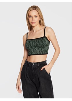 Guess Top W2BR23 Z2YK2 Zielony Slim Fit ze sklepu MODIVO w kategorii Bluzki damskie - zdjęcie 182723528