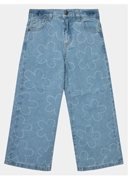 United Colors Of Benetton Jeansy 4VUGGE01V Niebieski Wide Leg ze sklepu MODIVO w kategorii Spodnie dziewczęce - zdjęcie 182723566