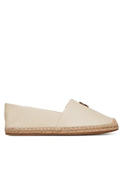 Tommy Hilfiger Espadryle Th Logo Leather Espadrille FW0FW08540 Beżowy ze sklepu MODIVO w kategorii Espadryle damskie - zdjęcie 182723568