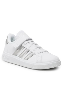 adidas Sneakersy Grand Court 2.0 El K GW6516 Biały ze sklepu MODIVO w kategorii Buty sportowe dziecięce - zdjęcie 182723576