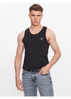 Guess Tank top U97M02 K6YW1 Czarny Regular Fit ze sklepu MODIVO w kategorii T-shirty męskie - zdjęcie 182723625