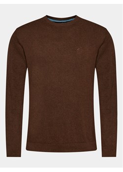 INDICODE Sweter Wildman 35-697 Brązowy Regular Fit ze sklepu MODIVO w kategorii Swetry męskie - zdjęcie 182723629