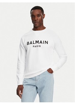 Balmain Bluza DH1JQ005BB65 Biały Regular Fit ze sklepu MODIVO w kategorii Bluzy męskie - zdjęcie 182723697