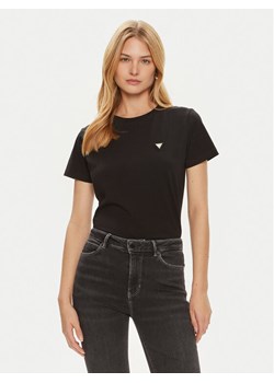 Guess T-Shirt V4YI09 J1314 Czarny Regular Fit ze sklepu MODIVO w kategorii Bluzki damskie - zdjęcie 182723705