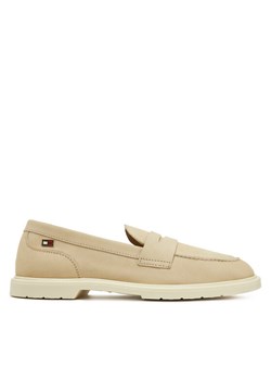 Tommy Hilfiger Loafersy FW0FW08679 Écru ze sklepu MODIVO w kategorii Lordsy damskie - zdjęcie 182723728