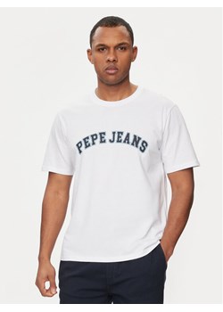 Pepe Jeans T-Shirt Clement PM509220 Écru Regular Fit ze sklepu MODIVO w kategorii T-shirty męskie - zdjęcie 182723798