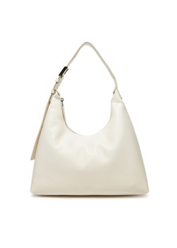 Calvin Klein Torebka Hardware Strap Hobo Shoulder Bag K60K613031 Biały ze sklepu MODIVO w kategorii Torebki damskie - zdjęcie 182723806