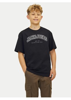 Jack&Jones Junior T-Shirt Caleb 12258924 Czarny Relaxed Fit ze sklepu MODIVO w kategorii T-shirty chłopięce - zdjęcie 182723926