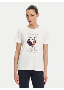 Olsen T-Shirt 11105029 Biały Slim Fit ze sklepu MODIVO w kategorii Bluzki damskie - zdjęcie 182723989