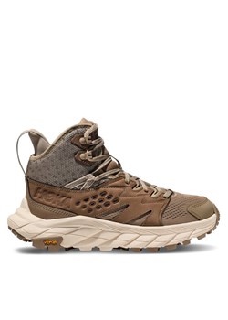 Hoka Trekkingi Anacapa Breeze Mid1134506 Khaki ze sklepu MODIVO w kategorii Buty trekkingowe damskie - zdjęcie 182724147