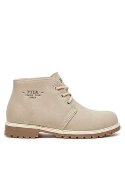 Fila Trapery FFW0466 Szary ze sklepu MODIVO w kategorii Workery damskie - zdjęcie 182724167