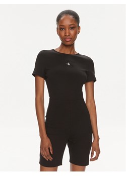 Calvin Klein Jeans Kombinezon Archival J20J223172 Czarny Slim Fit ze sklepu MODIVO w kategorii Kombinezony damskie - zdjęcie 182724219