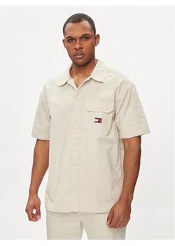 Tommy Jeans Koszula Essential DM0DM18969 Beżowy Regular Fit ze sklepu MODIVO w kategorii Koszule męskie - zdjęcie 182724317