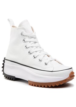 Converse Sneakersy Run Star Hike Hi 166799C Biały ze sklepu MODIVO w kategorii Trampki damskie - zdjęcie 182724328