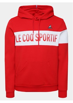 Le Coq Sportif Bluza Unisex 2320729 Czerwony Regular Fit ze sklepu MODIVO w kategorii Bluzy męskie - zdjęcie 182724389