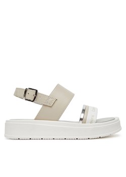 Calvin Klein Jeans Sandały V4A2-82053-0371A M Beżowy ze sklepu MODIVO w kategorii Sandały dziecięce - zdjęcie 182724469