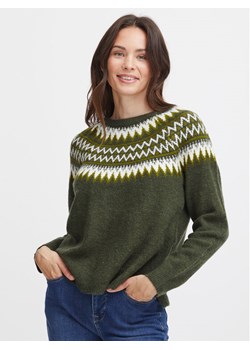 Fransa Sweter 20612945 Zielony Regular Fit ze sklepu MODIVO w kategorii Swetry damskie - zdjęcie 182724487