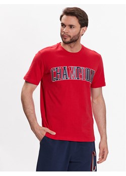 Champion T-Shirt Bookstore 218512 Czerwony Regular Fit ze sklepu MODIVO w kategorii T-shirty męskie - zdjęcie 182724535