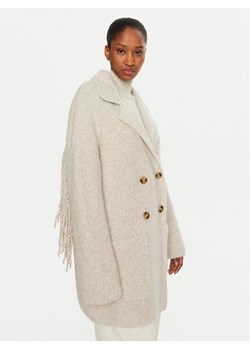 Marella Kardigan Mastice 2423906025 Écru Regular Fit ze sklepu MODIVO w kategorii Swetry damskie - zdjęcie 182724577