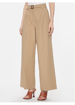 Weekend Max Mara Spodnie materiałowe Pino 2415131121 Beżowy Wide Leg ze sklepu MODIVO w kategorii Spodnie damskie - zdjęcie 182724608