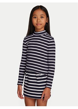 Tommy Hilfiger Bluzka KG0KG08174 Granatowy Regular Fit ze sklepu MODIVO w kategorii Bluzki dziewczęce - zdjęcie 182724699