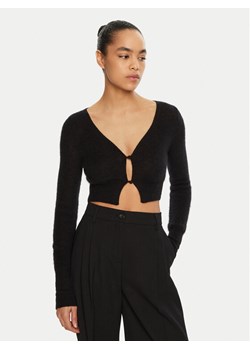 JACQUEMUS Kardigan 24E241KN203 Czarny Regular Fit ze sklepu MODIVO w kategorii Swetry damskie - zdjęcie 182724746