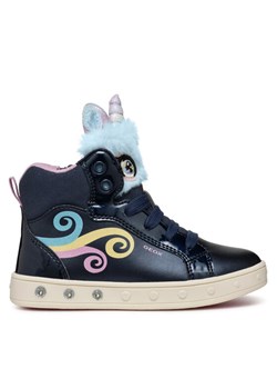 Geox Sneakersy J Skylin Girl J468WA 0NFBH C4243 D Granatowy - id: 0000304069994 - marki Geox - 182724758 Geox Sneakersy J Skylin Girl J468WA 0NFBH C4243 D Granatowy ze sklepu MODIVO w kategorii Buty sportowe dziecięce - zdjęcie 182724758