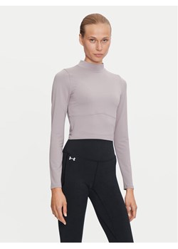 Under Armour Koszulka techniczna Meridian 1380773 Szary Slim Fit ze sklepu MODIVO w kategorii Bluzki damskie - zdjęcie 182724805