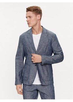 United Colors Of Benetton Marynarka 2WV1UW01B Niebieski Regular Fit ze sklepu MODIVO w kategorii Marynarki męskie - zdjęcie 182724817