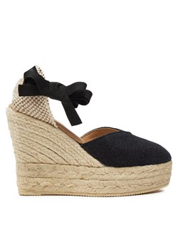 Manebi Espadryle La Havana Heart-Shaped Wedge Espadrilles O 7.9 WH Czarny ze sklepu MODIVO w kategorii Espadryle damskie - zdjęcie 182725055