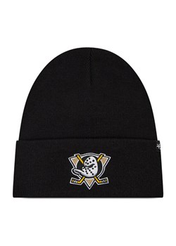 47 Brand Czapka Nhl Anahein Ducks Haymaker '47 Cuff Knit H-HYMKR25ACE-BKC Czarny ze sklepu MODIVO w kategorii Czapki zimowe damskie - zdjęcie 182725075