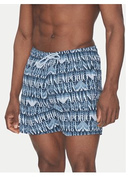 Emporio Armani Underwear Szorty kąpielowe EM000583 AF12338 FB058 Kolorowy Regular Fit ze sklepu MODIVO w kategorii Kąpielówki - zdjęcie 182725079