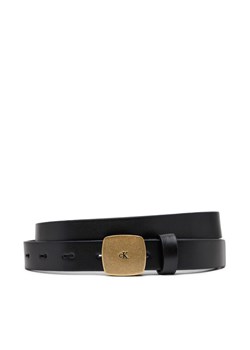 Calvin Klein Jeans Pasek Damski Casual Plaque Buckle 20Mm LV04K7007G Czarny ze sklepu MODIVO w kategorii Paski damskie - zdjęcie 182725108