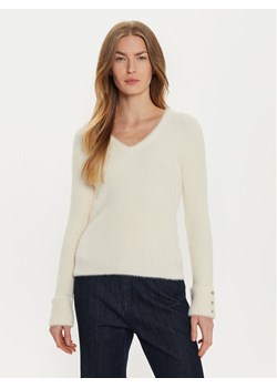 Morgan Sweter 212-MOOVE Écru Regular Fit ze sklepu MODIVO w kategorii Swetry damskie - zdjęcie 182725235