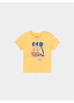 Mayoral T-Shirt 1020 Żółty Regular Fit ze sklepu MODIVO w kategorii Koszulki niemowlęce - zdjęcie 182725238