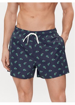 Lacoste Szorty kąpielowe MH7188 Granatowy Regular Fit ze sklepu MODIVO w kategorii Kąpielówki - zdjęcie 182725255