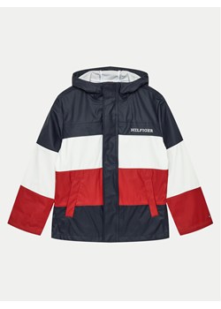 Tommy Hilfiger Kurtka przeciwdeszczowa Colorblock KS0KS00566 Kolorowy Relaxed Fit ze sklepu MODIVO w kategorii Kurtki chłopięce - zdjęcie 182725318