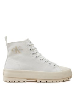 Calvin Klein Jeans Trampki YW0YW01519 Biały ze sklepu MODIVO w kategorii Trampki damskie - zdjęcie 182725329