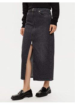 Karl Lagerfeld Jeans Spódnica jeansowa A1W12008 Szary Regular Fit ze sklepu MODIVO w kategorii Spódnice - zdjęcie 182725376