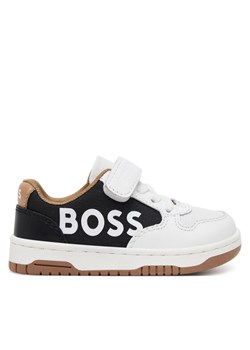 BOSS Sneakersy J52160 S Biały ze sklepu MODIVO w kategorii Buty sportowe dziecięce - zdjęcie 182725666