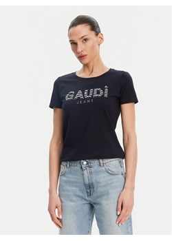 Gaudi T-Shirt 511BD64021 Granatowy Regular Fit ze sklepu MODIVO w kategorii Bluzki damskie - zdjęcie 182725725