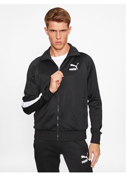 Puma Bluza Iconic T7 530094 Czarny Regular Fit ze sklepu MODIVO w kategorii Bluzy męskie - zdjęcie 182725728