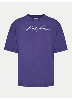 Karl Kani T-Shirt KM242-048-4 Fioletowy Boxy Fit ze sklepu MODIVO w kategorii T-shirty męskie - zdjęcie 182725747