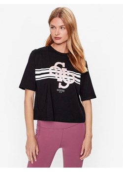 Guess T-Shirt V3YI11 I3Z14 Czarny Regular Fit ze sklepu MODIVO w kategorii Bluzki damskie - zdjęcie 182725885