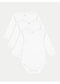 OVS Komplet 3 par body dziecięcych 2113552 Biały ze sklepu MODIVO w kategorii Body niemowlęce - zdjęcie 182726045